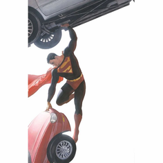 Alex Ross Artist Signed Limited Edition Hand-deckled Giclee Print:"Superman: Unyielding"
