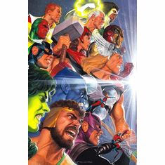 Alex Ross Artist Signed Limited Edition Print:"Avengers: Mightiest Among Us"