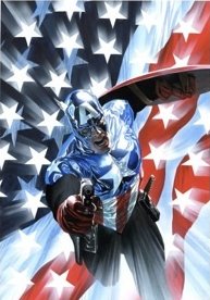 Alex Ross Hand Signed and Numbered Limited Edition Canvas Giclee:"Captain America #34 "
