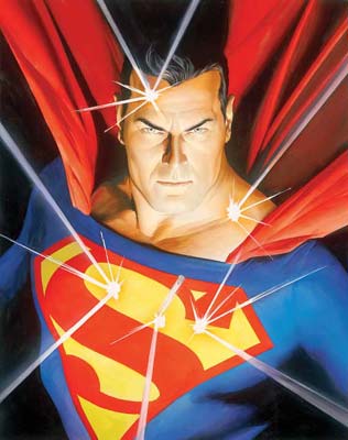 Alex Ross Hand Signed and Numbered Limited Edition Giclee on Paper:"Mythology: Superman" Alex Ross Hand Signed and Numbered Limited Edition Giclee on Paper:"Mythology: Superman"