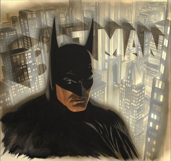 Alex Ross Hand-Signed Limited Edition Giclee:"Batman the Legend"