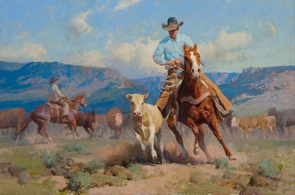 Bill Anton Artist Signed Limited Edition Canvas Giclee:"Jailbreak"