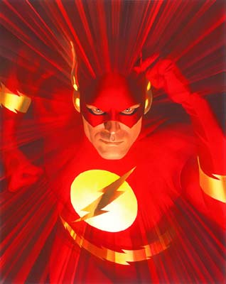 Alex Ross Limited Edition Fine Art Giclee Print on Paper and Canvas:"Mythology: The Flash" Alex Ross Limited Edition Fine Art Giclee Print on Paper and Canvas:"Mythology: The Flash"
