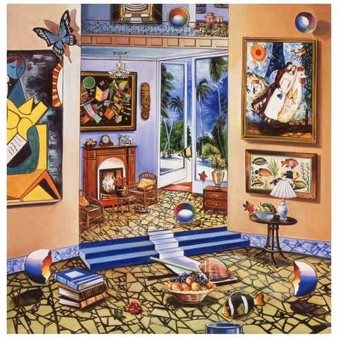 Alexander Astahov Limited Edition 24 x 24 giclee:"Story Telling" Alexander Astahov Limited Edition 24 x 24 giclee:"Story Telling"