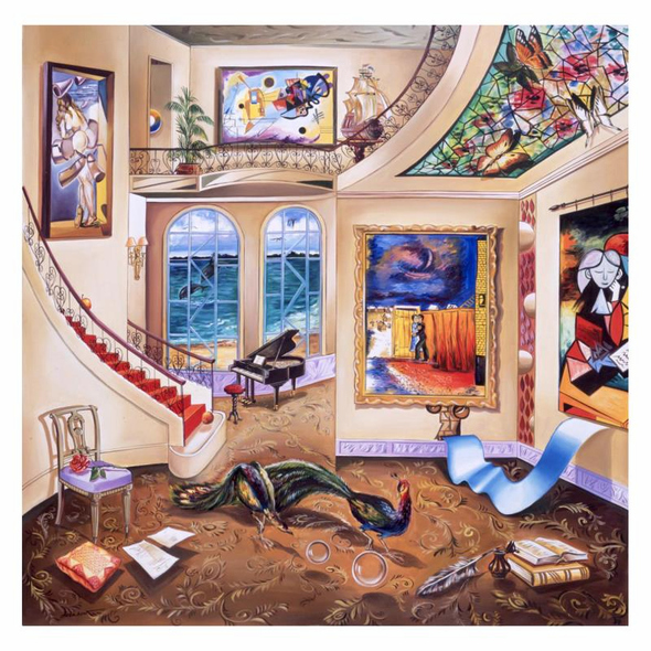 Alexander Astahov Limited Edition 30 x 30 giclee:"Frozen in Time"