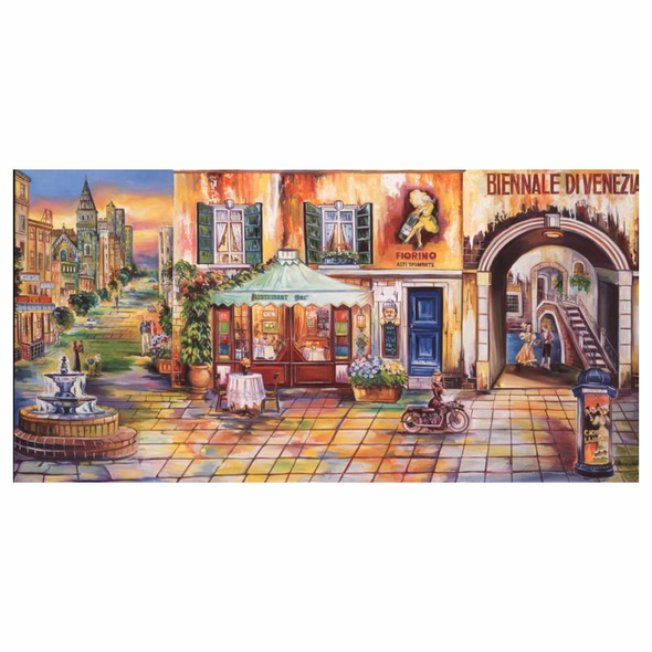 Alexander Borewko Limited Edition 30 x 16 giclee:"Nightlife"