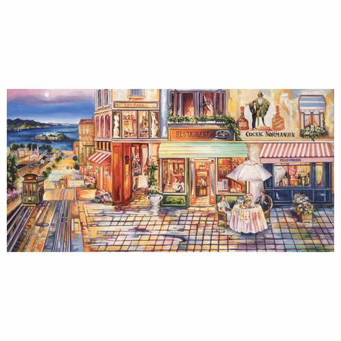 Alexander Borewko Limited Edition 40 x 20 giclee:"Pedestrian Mall"