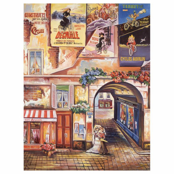 Alexander Borewko Limited Edition 40 x 30 giclee:"A Quiet Street"