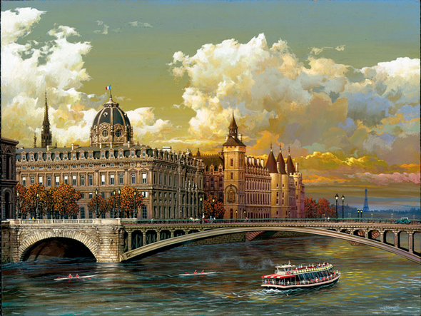 Alexander Chen Limited Edition Mixed Gicle:"The Seine"