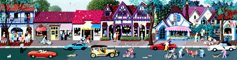 Alexander Chen Limited Edition Mixed Media:"Dolores Street"