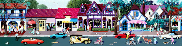 Alexander Chen Limited Edition Mixed Media:"Dolores Street"