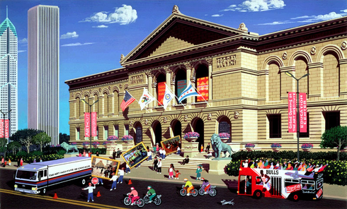 Alexander Chen Limited Edition Mixed Media:"The Masters Tour"