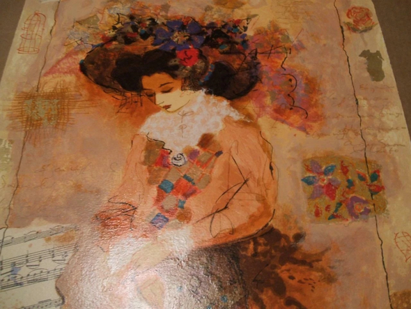 Alexander Galtchansky & Tanya Wissotzky Serigraph on Paper: "Unknown title"