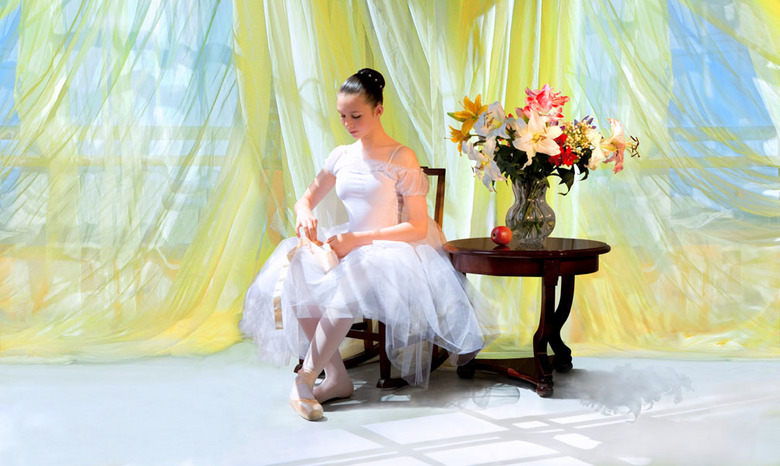 Alexander Sheversky Hand Signed and Numbered Limited Edition Canvas Giclee:"My Moment"