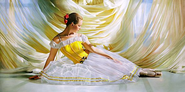 Alexander Sheversky Hand Signed and Numbered Limited Edition Canvas Giclee:"Radiant Morning"