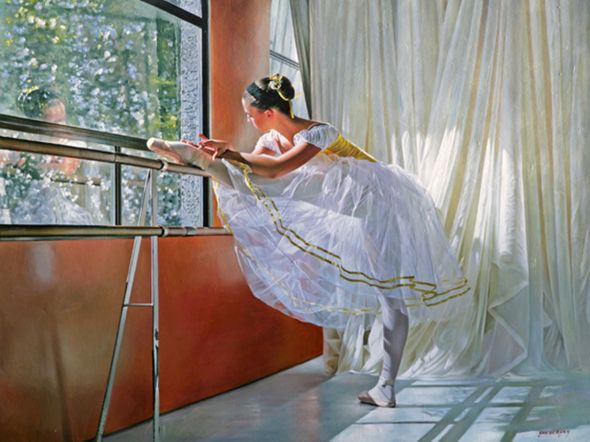 Alexander Sheversky Hand Signed and Numbered Limited Edition Canvas Giclee:"Resplendence"