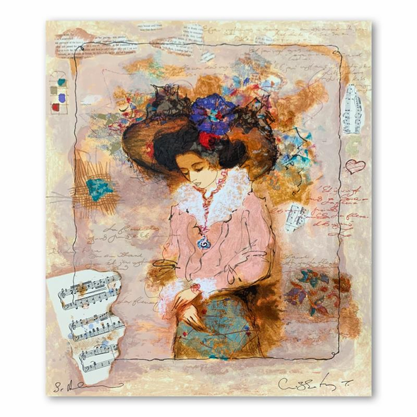 Alexander & Wissotzky Limited Edition 16 x 19.5 serigraph:"Emmanuel"