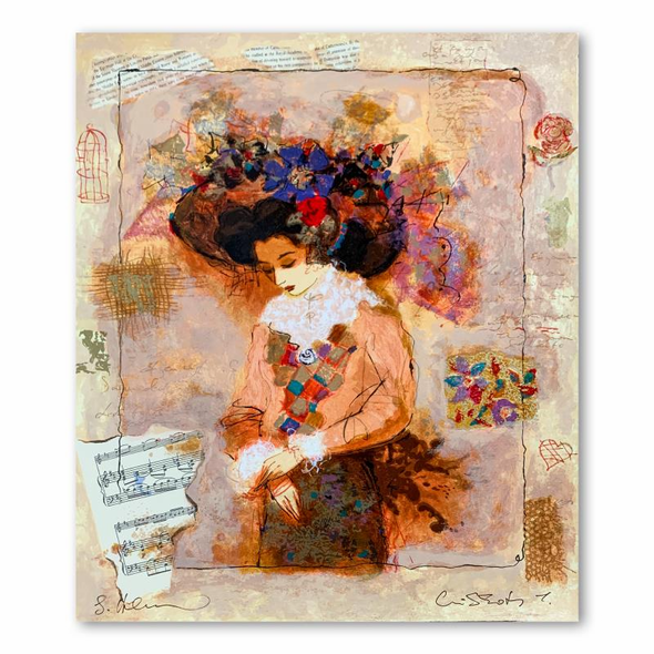 Alexander & Wissotzky Limited Edition 16 x 19.5 serigraph:"Emmanuel"