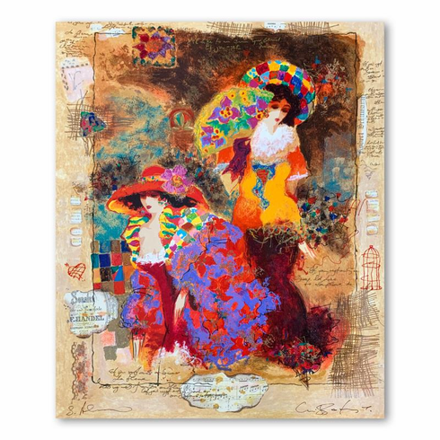 Alexander & Wissotzky Limited Edition 19 x 24.5 serigraph:"Waiting for the Party"