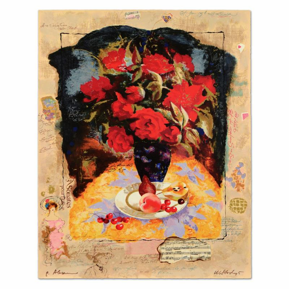 Alexander & Wissotzky Limited Edition 24.5 x 32.5 serigraph:"Blossoms and Fruit"