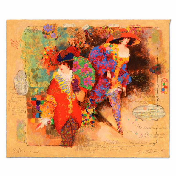 Alexander & Wissotzky Limited Edition 24 x 20.5 serigraph:"Passing Thought"