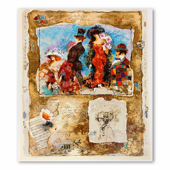 Alexander & Wissotzky Limited Edition 30 x 38 serigraph:"Untitled II"