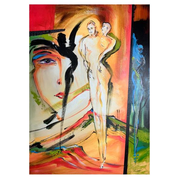 Alfred Alexander Gockel Limited Edition 27 x 38.5 giclee:"Strange Sense of We"