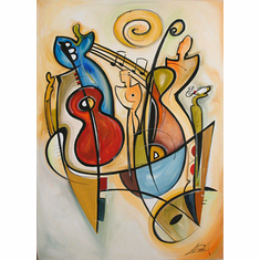 Alfred Gockel Handsigned and Numbered Limited Edition Giclee on Canvas:"One More Time"