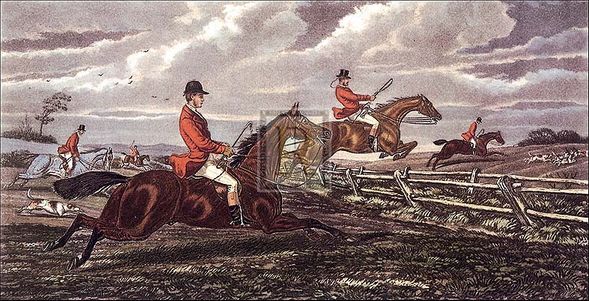 Alfred Sheldon Williams Artist Hand Colored Copper Plate Printed Atelier Print:"Double Posts and Rails"