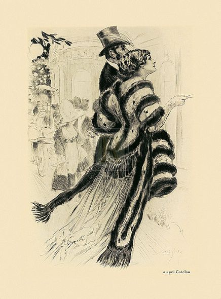 Almery Lobel-Riche Hand Numbered Limited Edition Print on Paper :"Au Pre Catelan"