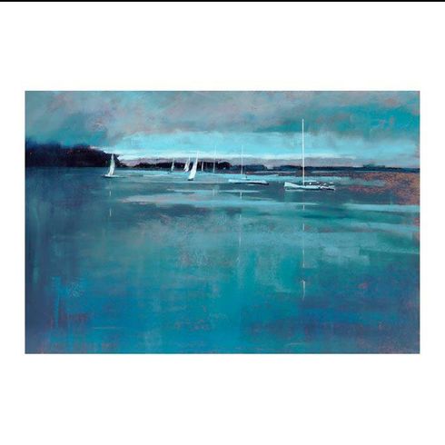 Amanda Houston Limited Canvas Giclee : "Heading For The Wind"