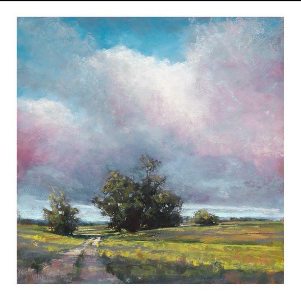 Amanda Houston Limited Canvas Giclee : "Road To The Sky"