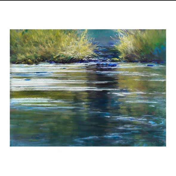 Amanda Houston Limited Canvas Giclee : "Trickling Stream"