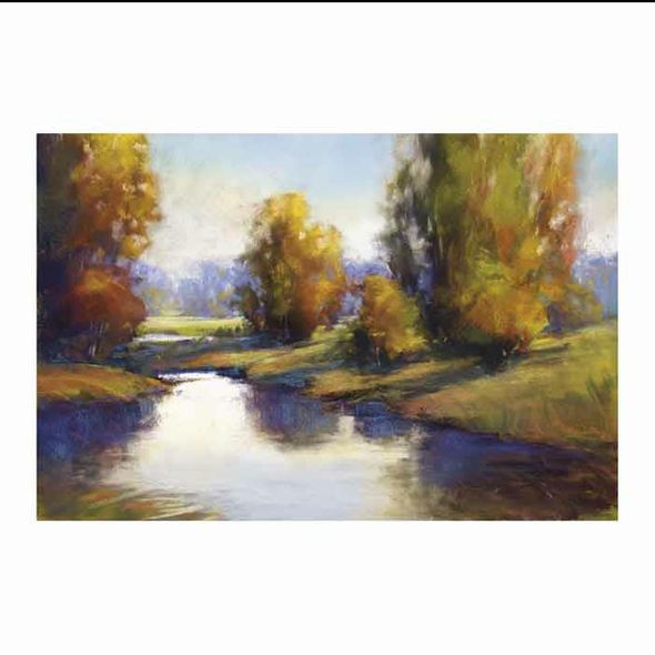 Amanda Houston Open Edition Canvas Giclee : "Lake View 2"
