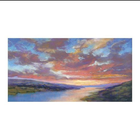 Amanda Houston Open Edition Canvas Giclee : "Sunset Skies"