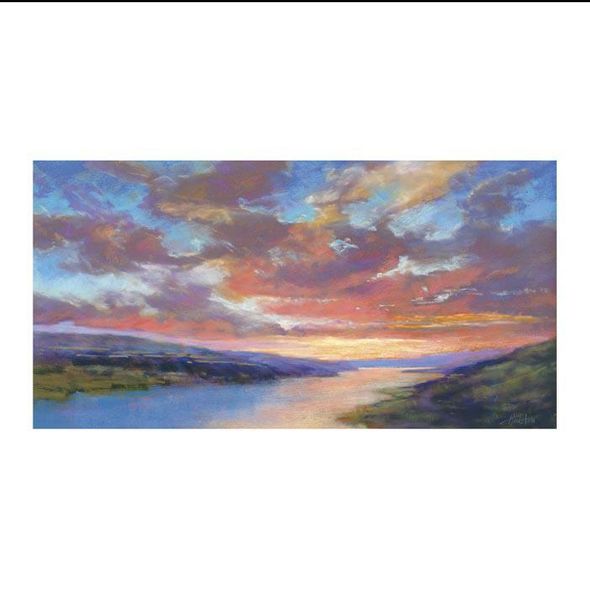 Amanda Houston Open Edition Canvas Giclee : "Sunset Skies"