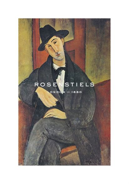 Amedeo Modigliani Hand Numbered Limited Edition Print on Paper :"Mario"