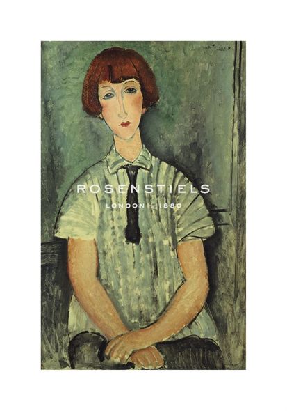 Amedeo Modigliani Hand Numbered Limited Edition Print on Paper :"Young Girl"