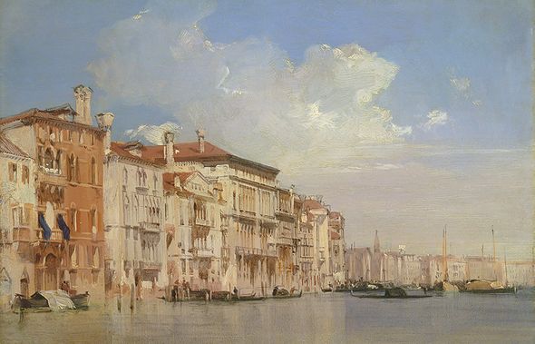 American Museum Collection Fine Art Canvas Giclee:"Grand Canal, Venice"