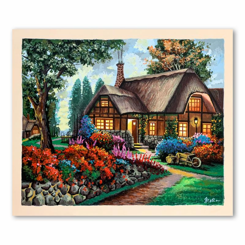 Anatoly Metlan Limited Edition 18 x 15 serigraph:"Country House" Anatoly Metlan Limited Edition 18 x 15 serigraph:"Country House"