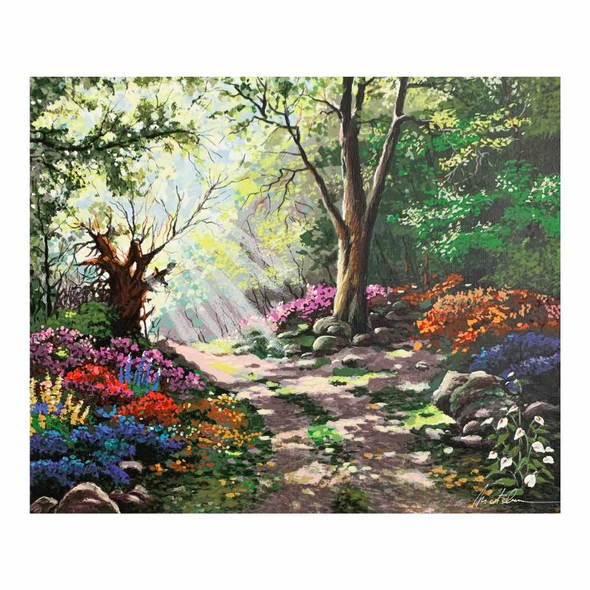 Anatoly Metlan Limited Edition 18 x 15 serigraph:"Rays of Sunshine"