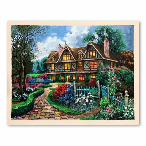 Anatoly Metlan Limited Edition 24 x 18 serigraph:"Country Cottage" Anatoly Metlan Limited Edition 24 x 18 serigraph:"Country Cottage"