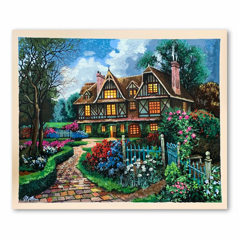 Anatoly Metlan Limited Edition 24 x 18 serigraph:"Country Cottage" Anatoly Metlan Limited Edition 24 x 18 serigraph:"Country Cottage"