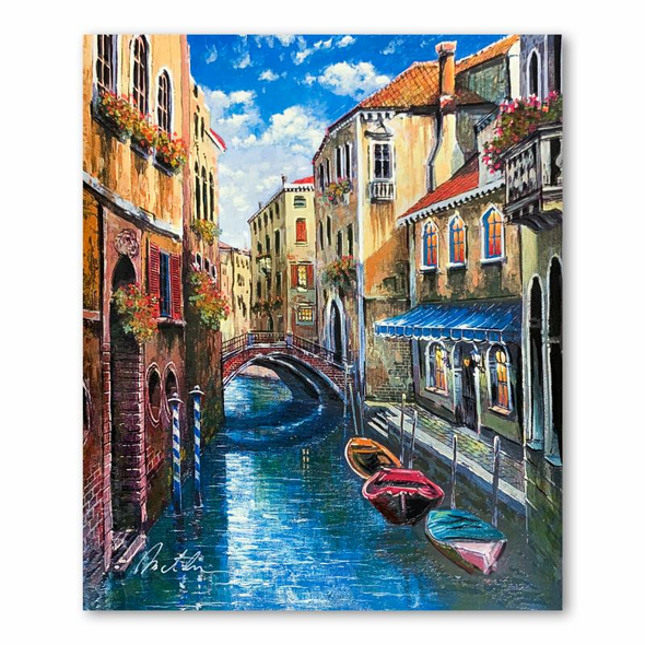 Anatoly Metlan Limited Edition 8.5 x 11.5 serigraph:"Venice"