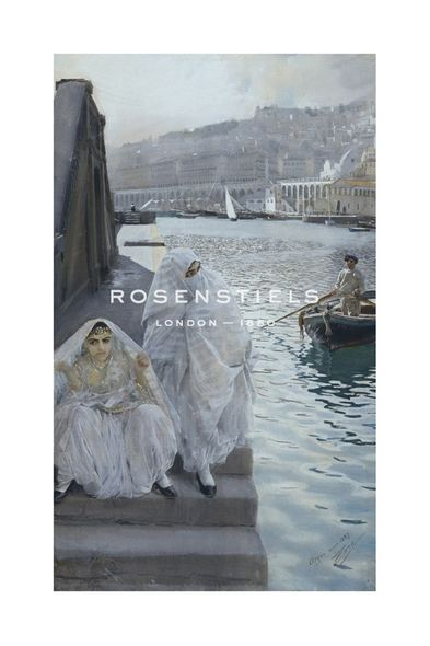 Anders Zorn Hand Numbered Limited Edition Print on Paper :"In the Harbour of Algiers"
