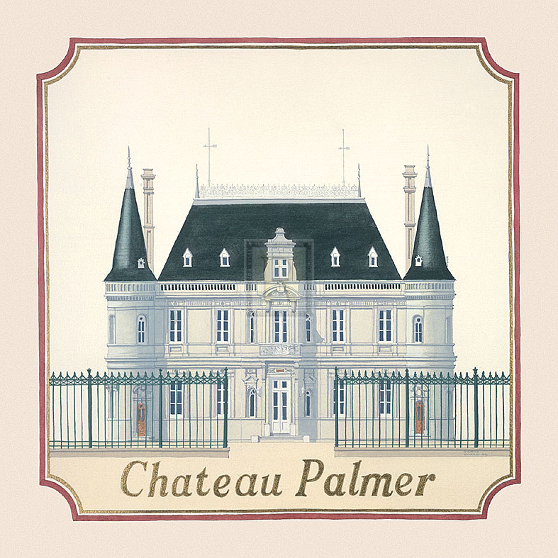 Andras Kaldor Hand Numbered Limited Edition Print on Paper :"Chateau Palmer"