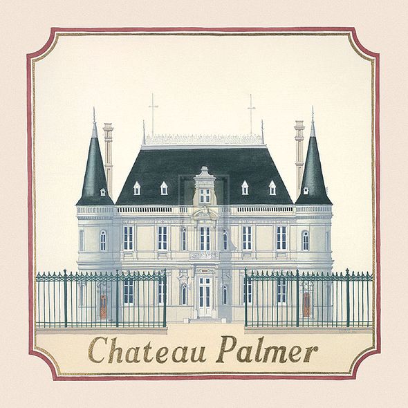 Andras Kaldor Hand Numbered Limited Edition Print on Paper :"Chateau Palmer"