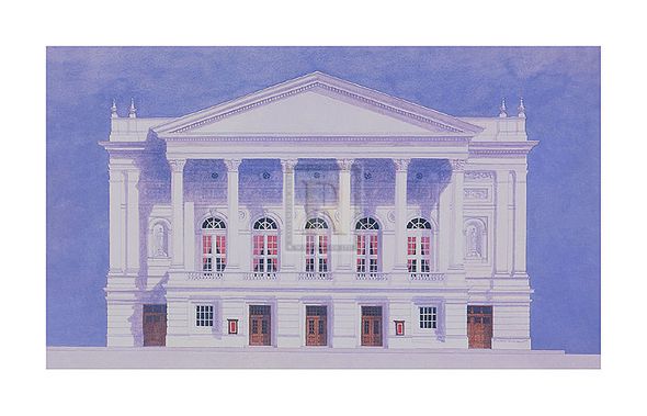 Andras Kaldor Hand Numbered Limited Edition Print on Paper :"Covent Garden"