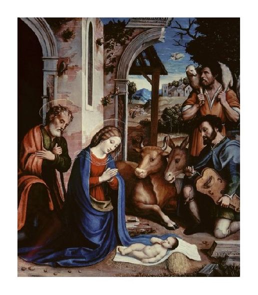 Andrea Sacchi Fine Art Open Edition Gicl&eacute;e:"The Holy Family"