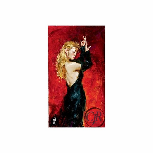 Andrew Atroshenko Hand Embellished Giclee on Canvas; Hand Signed and Numbered: "Adel" Andrew Atroshenko Hand Embellished Giclee on Canvas; Hand Signed and Numbered: "Adel"